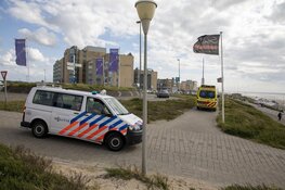 Wielrenner lelijk ten val op de Boulevard Barnaart