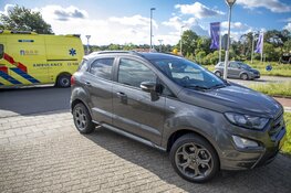 Fietsster gewond na aanrijding op rotonde in Zandvoort