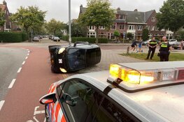 Maaltijdbezorger vliegt uit de bocht in Haarlem