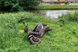 Scooter aangetroffen in sloot Haarlem