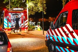 Auto te water aan het Schrijverskwartier in Heemskerk