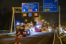 Gewonde bij frontale botsing naast werkzaamheden N208 bij Velserbroek