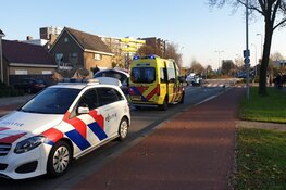 Auto ramt lantaarnpaal in Heemskerk