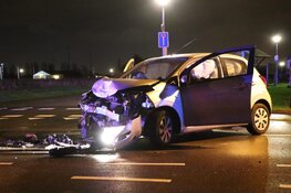 Twee auto's total loss in Heemskerk