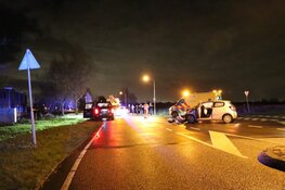 Twee auto's total loss in Heemskerk