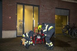 Brand in trappenhuis parkeergarage Haarlem