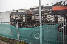 Ravage bij daglicht na verwoestende brand bij Connexxion