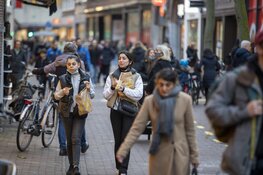 Drukte in Haarlemse binnenstad voor lockdown