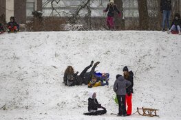 Winterpret in Haarlem
