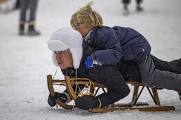 Winterpret in Haarlem