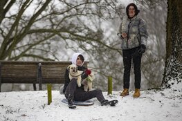 Winterpret in Haarlem