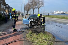 Autobrand zorgt voor flinke file