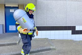 Brandje in prullenbak op 9e etage flat Claus Sluterweg