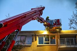 Gevaar na stormschade aan appartementencomplex Kees Delfsweg Beverwijk