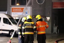 Grote brand op bedrijventerrein Haarlem