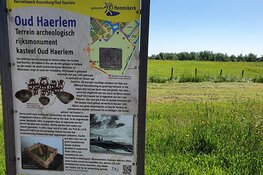 Nieuwe vondsten kasteelterrein Oud Haerlem uniek voor Nederland