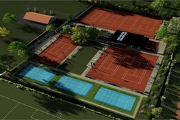 Tennisvereniging LTC DEM in Beverwijk is gestart met de aanleg van drie Padelbanen.