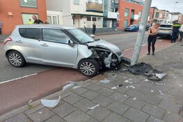 Automobiliste naar ziekenhuis na botsing in Beverwijk