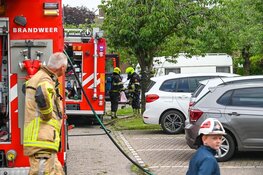 Brandweer uitgerukt voor 'middelbrand' in schuurtje Uitgeest