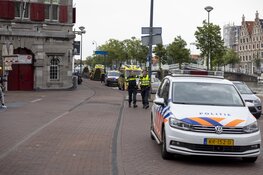 Fietsster lelijk ten val op bij val Spaarne Haarlem