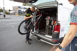 Weer botsing in beruchte bocht op fietspad Jan van Krimpenweg