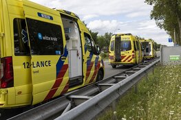 Meerdere gewonden bij frontale botsing in Velserbroek