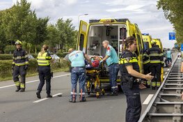 Meerdere gewonden bij frontale botsing in Velserbroek
