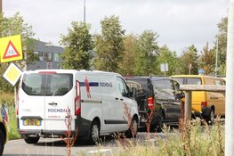 Vijf voertuigen tegen elkaar in Haarlem