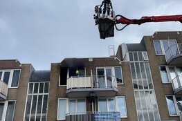 Woning uitgebrand in IJmuiden