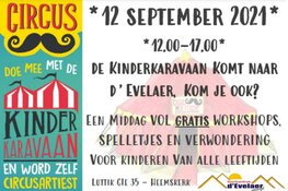 De kinderkaravaan komt naar d'Evelaer