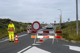 N200 richting Zandvoort afgesloten bij Bloemendaal aan Zee
