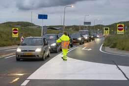 N200 richting Zandvoort afgesloten bij Bloemendaal aan Zee
