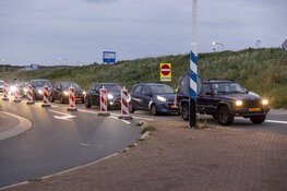 N200 richting Zandvoort afgesloten bij Bloemendaal aan Zee