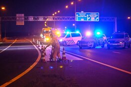 Twee gewonden bij motorongeval op A9 bij Heemskerk