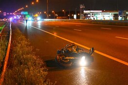 Twee gewonden bij motorongeval op A9 bij Heemskerk