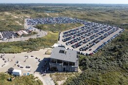Extreem druk bij Castricum aan Zee