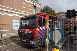 Gas en waterleiding geraakt bij werkzaamheden Oude Zijlvest