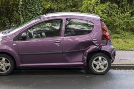 Ongeval na inhaalactie op Westergracht in Haarlem