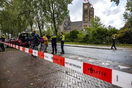 Ongeval na inhaalactie op Westergracht in Haarlem