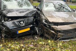 Veel schade bij ongeval op het Heringaplein in Haarlem