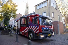 Veel rookontwikkeling bij zolderbrand ’t Krom in Haarlem