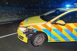 Medewerker ambulancedienst botst tegen hert op de Zeeweg