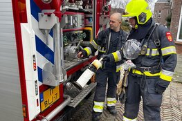 WC rol in de brand in toilet in Haarlem-Noord