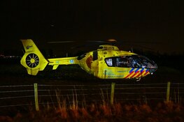 Traumahelikopter landt in Heemskerk voor medische assistentie