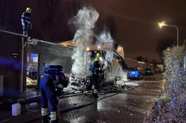 Camper door brand verwoest in Haarlem