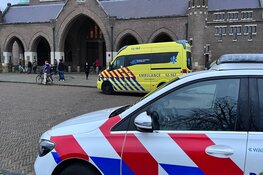 Gewonde door val in kerk Haarlem