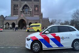 Gewonde door val in kerk Haarlem