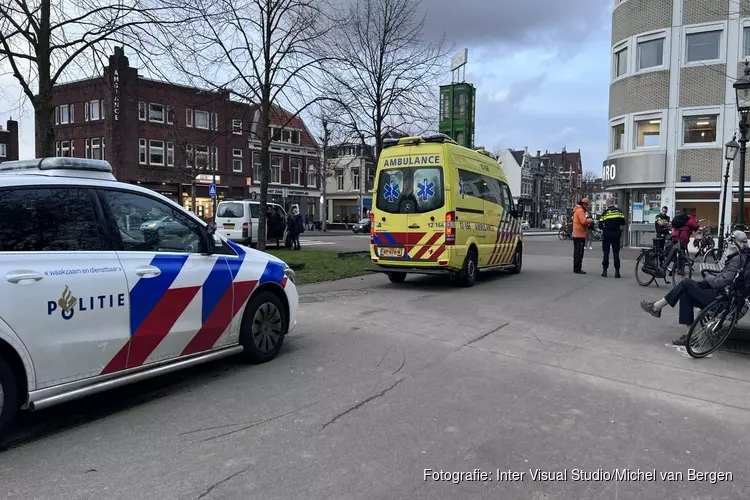Vrouw gewond bij ongeval op het Houtplein in Haarlem