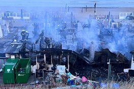 Uitslaande brand bij strandpaviljoen Zandvoort