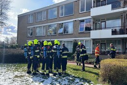 Brand in portiekflat in Bloemendaal